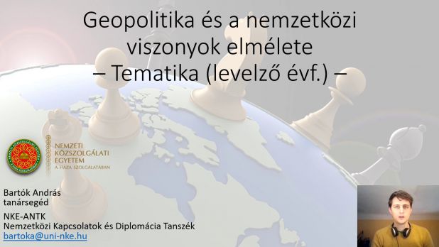 Geopolitika és a nemzetközi viszonyok elmélete 